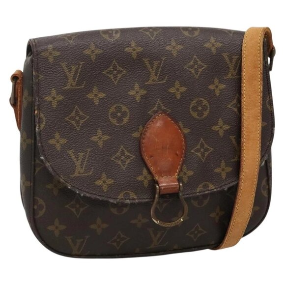 LOUIS VUITTON Monogram Saint Cloud GM Shoulder Bag M51242 LV Auth 136655 - Picture 1 of 16